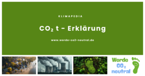 CO₂ t - Erklärung